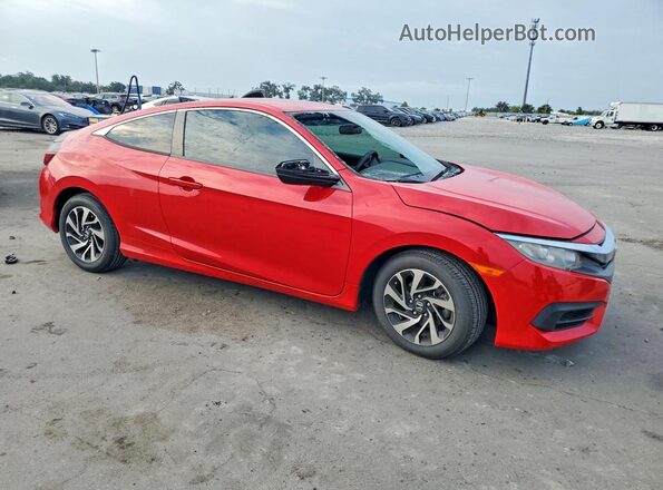 2HGFC4A52JH302035 2018 HONDA CIVIC Red Przód prawy