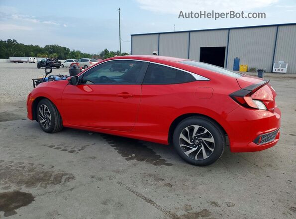 2HGFC4A52JH302035 2018 HONDA CIVIC Red Tył lewy