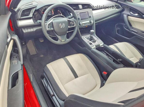 2HGFC4A52JH302035 2018 HONDA CIVIC Red Widok deski rozdzielczej