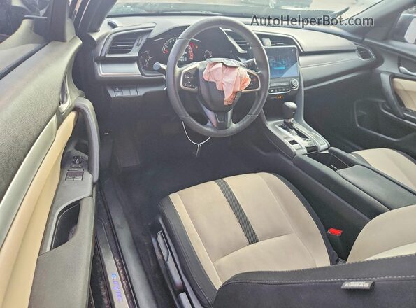 2HGFC4B00GH315944 2016 HONDA CIVIC Black Vista del salpicadero