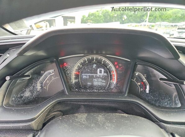 2HGFC4B00HH308901 2017 HONDA CIVIC Gray Սարքավորումների վահանակի տեսք