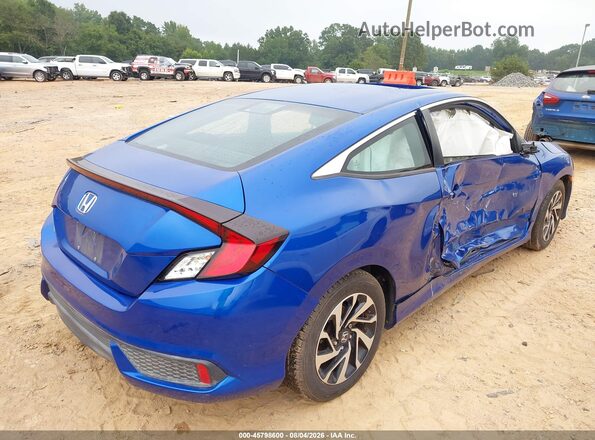 2HGFC4B02GH306064 2016 HONDA CIVIC Blue Tył prawy
