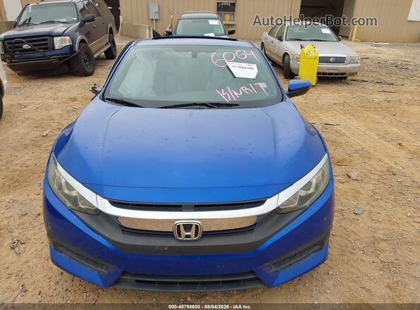 2HGFC4B02GH306064 2016 HONDA CIVIC Blue Widok zestawu wskaźników