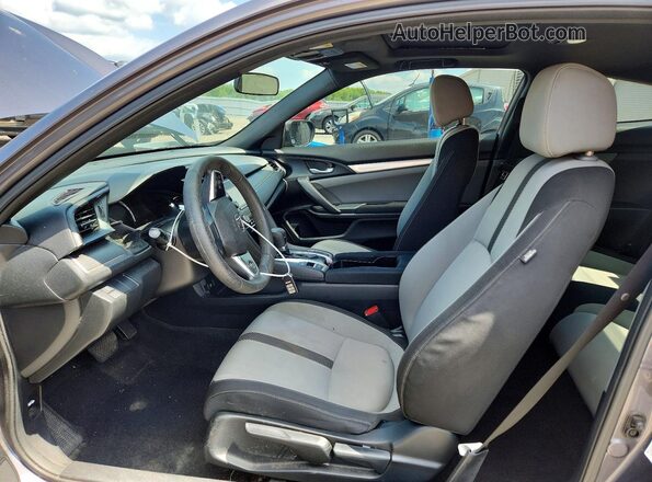 2HGFC4B02HH302310 2017 HONDA CIVIC Gray Widok wnętrza z przodu