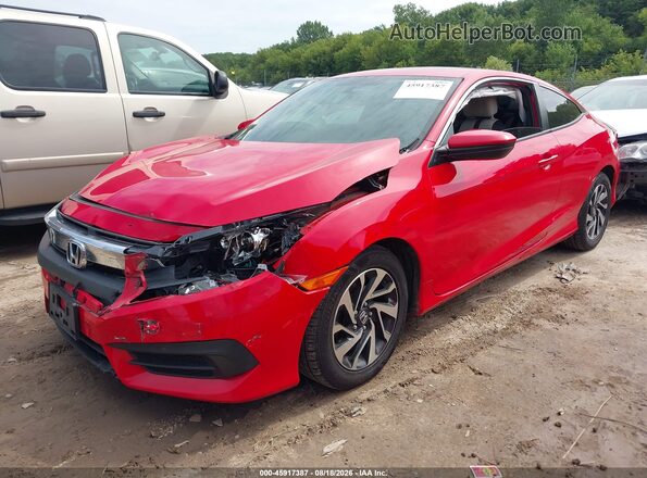 2HGFC4B02HH312156 2017 HONDA CIVIC Red Передня ліва чверть