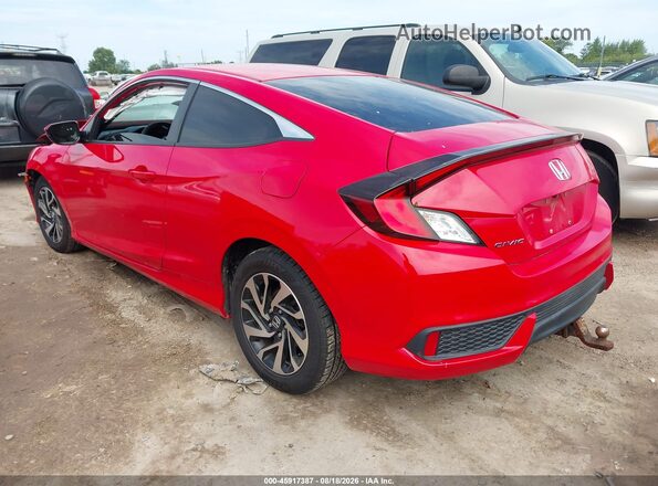 2HGFC4B02HH312156 2017 HONDA CIVIC Red Задня ліва чверть