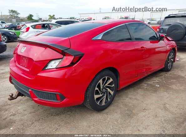 2HGFC4B02HH312156 2017 HONDA CIVIC Red Задня права чверть