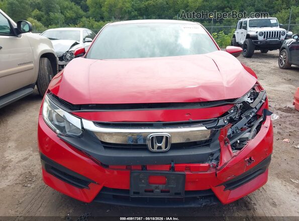 2HGFC4B02HH312156 2017 HONDA CIVIC Red Вид щитка приладів