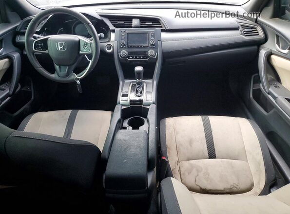 2HGFC4B03HH312585 2017 HONDA CIVIC White Widok deski rozdzielczej