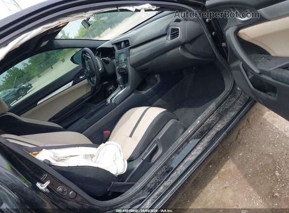 2HGFC4B04GH301481 2016 HONDA CIVIC Black Front interior view