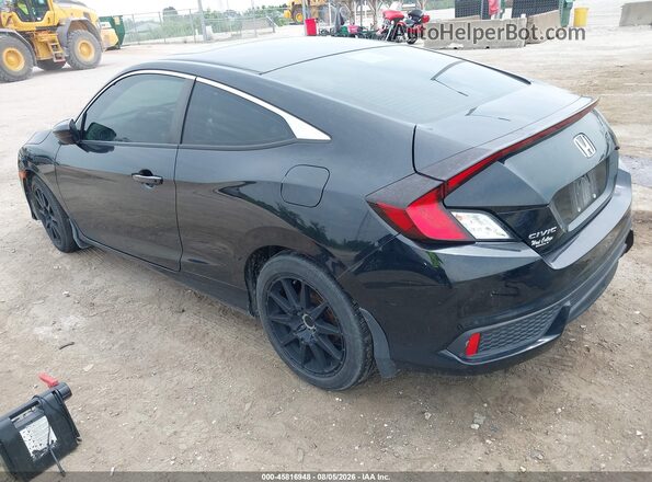 2HGFC4B04GH301481 2016 HONDA CIVIC Black Rear left