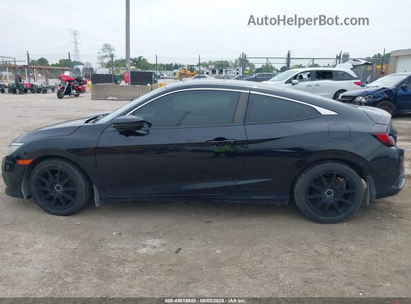 2HGFC4B04GH301481 2016 HONDA CIVIC Black Rear interior view