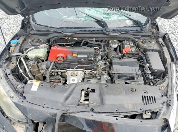 2HGFC4B04GH304395 2016 HONDA CIVIC Black Սալոնի հետևի տեսք