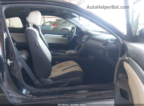 2HGFC4B04GH305160 2016 HONDA CIVIC Black Front interior view
