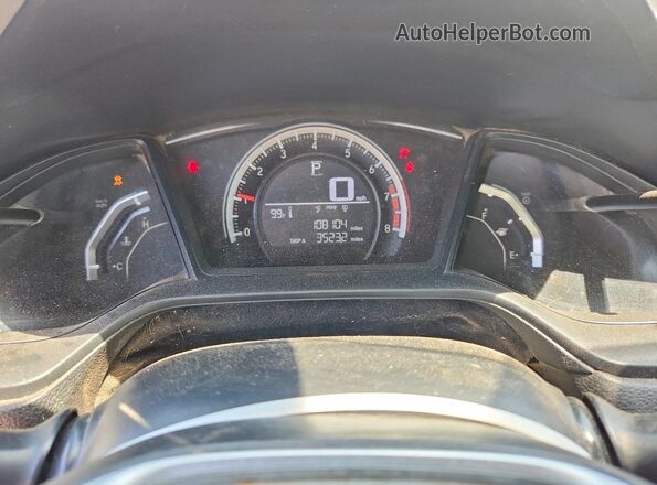 2HGFC4B05GH313493 2016 HONDA CIVIC White Vista del cuadro de instrumentos