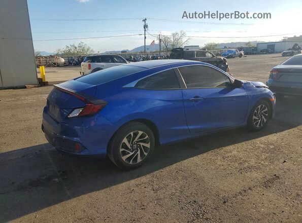 2HGFC4B05HH311955 2017 HONDA CIVIC Blue Вид ззаду
