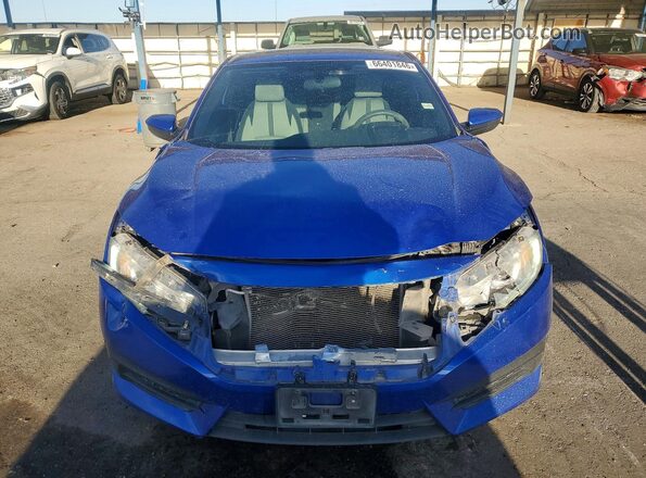 2HGFC4B05HH311955 2017 HONDA CIVIC Blue Вид панелі приладів