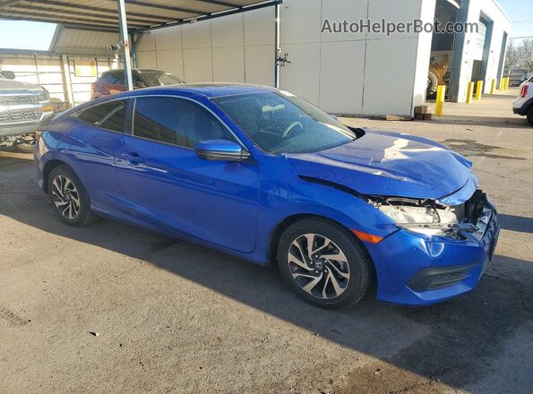 2HGFC4B05HH311955 2017 HONDA CIVIC Blue Вид салону спереду
