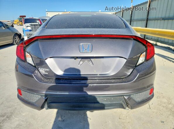 2HGFC4B05JH300900 2018 HONDA CIVIC Gray Vista trasera