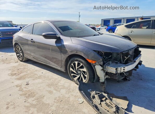 2HGFC4B05JH300900 2018 HONDA CIVIC Gray Delantero derecho