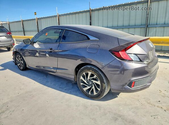 2HGFC4B05JH300900 2018 HONDA CIVIC Gray Trasero izquierdo