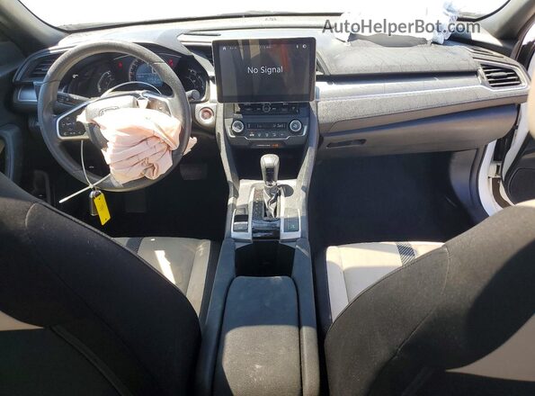 2HGFC4B05JH308527 2018 HONDA CIVIC White Вид панелі приладів
