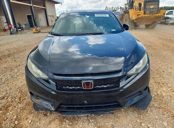 2HGFC4B07GH309445 2016 HONDA CIVIC Black Widok z przodu
