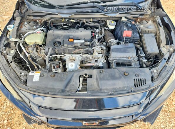 2HGFC4B07GH309445 2016 HONDA CIVIC Black Widok wnętrza z tyłu