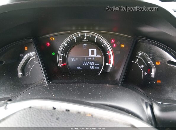 2HGFC4B07HH308989 2017 HONDA CIVIC Silver Вид задніх сидінь