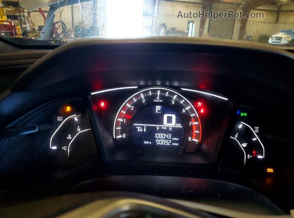 2HGFC4B07HH309933 2017 HONDA CIVIC Silver Սարքավորումների վահանակի տեսք