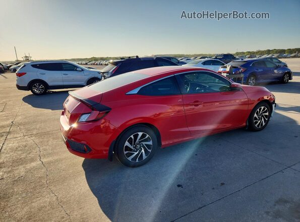 2HGFC4B07HH312153 2017 HONDA CIVIC Red Rear right