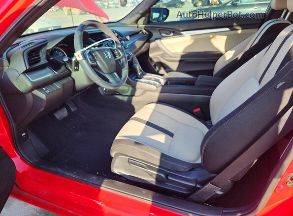 2HGFC4B07HH312153 2017 HONDA CIVIC Red Front interior view