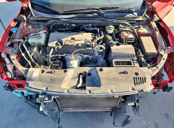 2HGFC4B07HH312153 2017 HONDA CIVIC Red Rear interior view