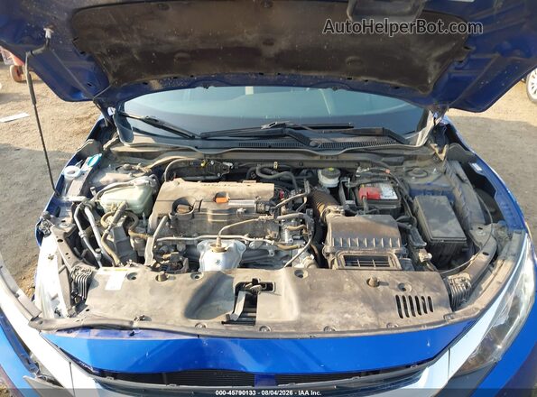 2HGFC4B07JH306178 2018 HONDA CIVIC Синий Вид сзади