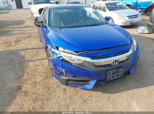 2HGFC4B07JH306178 2018 HONDA CIVIC Синий Вид спереди