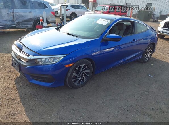 2HGFC4B07JH306178 2018 HONDA CIVIC Синий Передняя левая четверть
