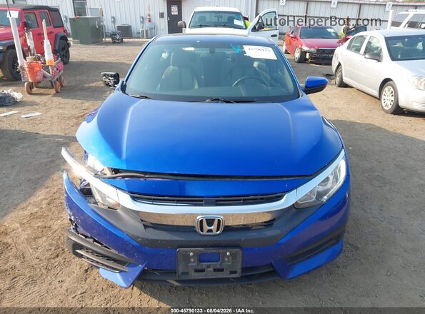 2HGFC4B07JH306178 2018 HONDA CIVIC Синий Вид щитка приборов