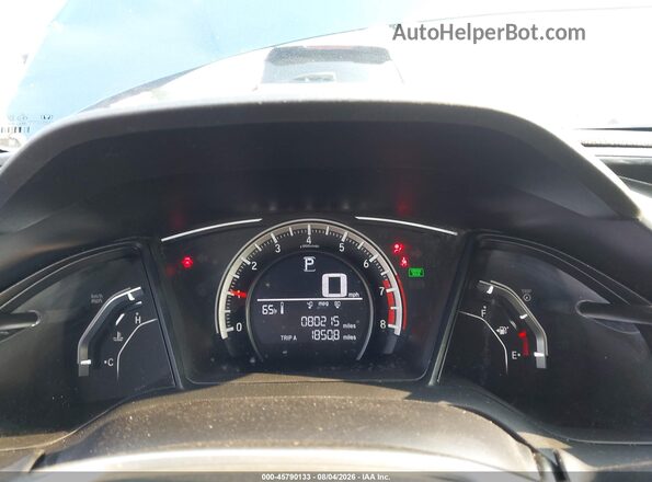 2HGFC4B07JH306178 2018 HONDA CIVIC Синий Вид задних сидений