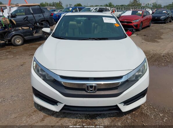 2HGFC4B08GH303931 2016 HONDA CIVIC White Widok zestawu wskaźników