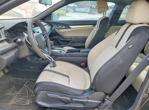 2HGFC4B09GH303484 2016 HONDA CIVIC Black Vista interior delantera