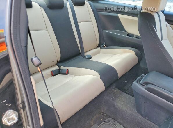 2HGFC4B09GH303484 2016 HONDA CIVIC Black Vista de los asientos traseros