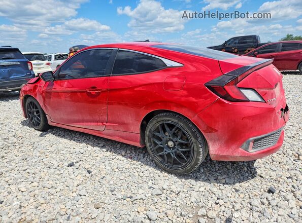 2HGFC4B0XGH303073 2016 HONDA CIVIC Red Rear left