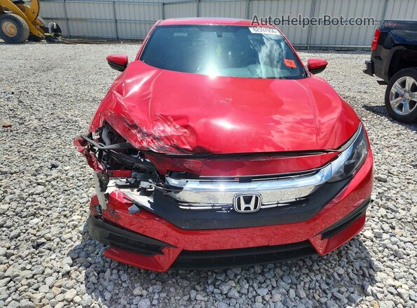 2HGFC4B0XGH303073 2016 HONDA CIVIC Red Front view