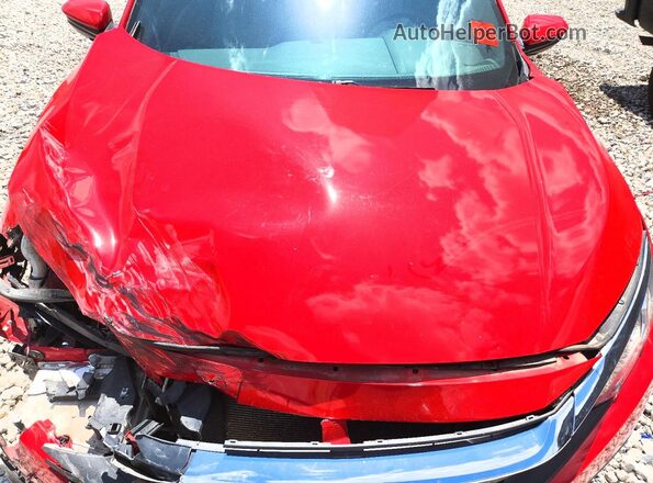 2HGFC4B0XGH303073 2016 HONDA CIVIC Red Rear interior view