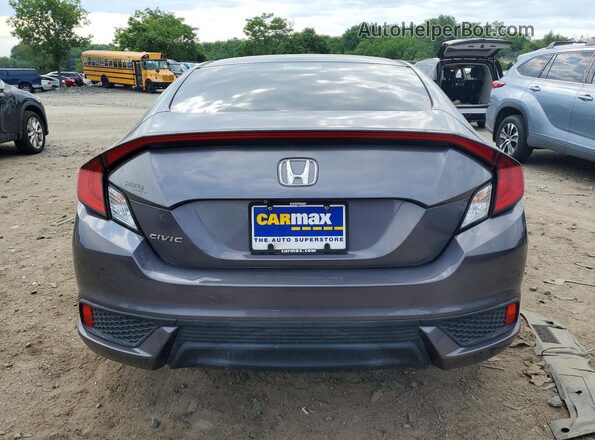 2HGFC4B0XJH303064 2018 HONDA CIVIC Gray უკანა ხედი