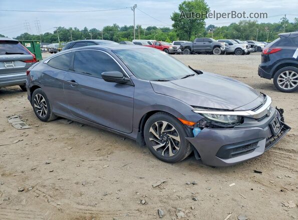 2HGFC4B0XJH303064 2018 HONDA CIVIC Gray წინა მარჯვენა
