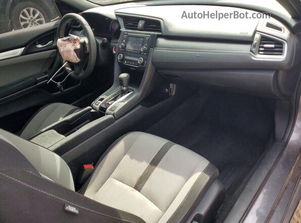 2HGFC4B0XJH303064 2018 HONDA CIVIC Gray წინა პანელის ხედი