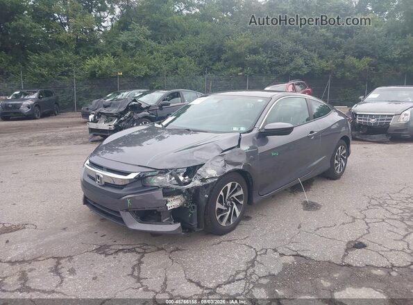 2HGFC4B51GH306424 2016 HONDA CIVIC Gray Front left