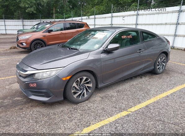 2HGFC4B51HH301953 2017 HONDA CIVIC Gray Vista tres cuartos delantera izquierda