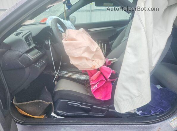 2HGFC4B51JH306396 2018 HONDA CIVIC Gray Front interior view